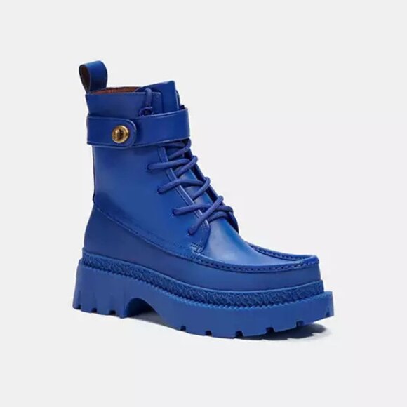 COACH - Blue Bootie - Size 5 - Picture 1 of 7